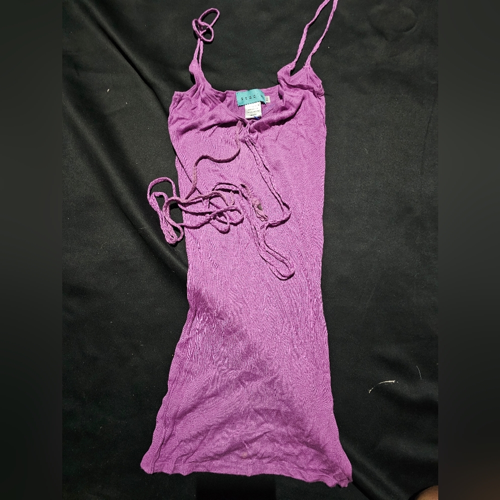 Purple Sleeveless Dress